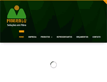 Tablet Screenshot of fiberblu.com.br